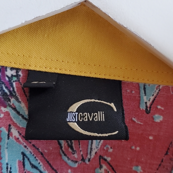 Just Cavalli Short Sleeve Casual Button-Down Shirts for Men US38 - Picture 6 of 7
